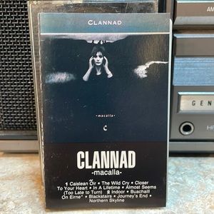 Clannad Macalla 1985 cassette tape vintage Irish folk music Bono